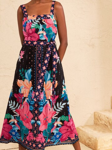 Robe love & roses en noir