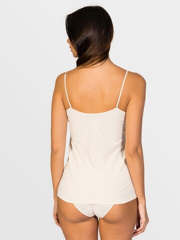 Maglietta intima 'Afrodita Spaghetti top soy fiber' di zd ZERO DEFECTS in bianco