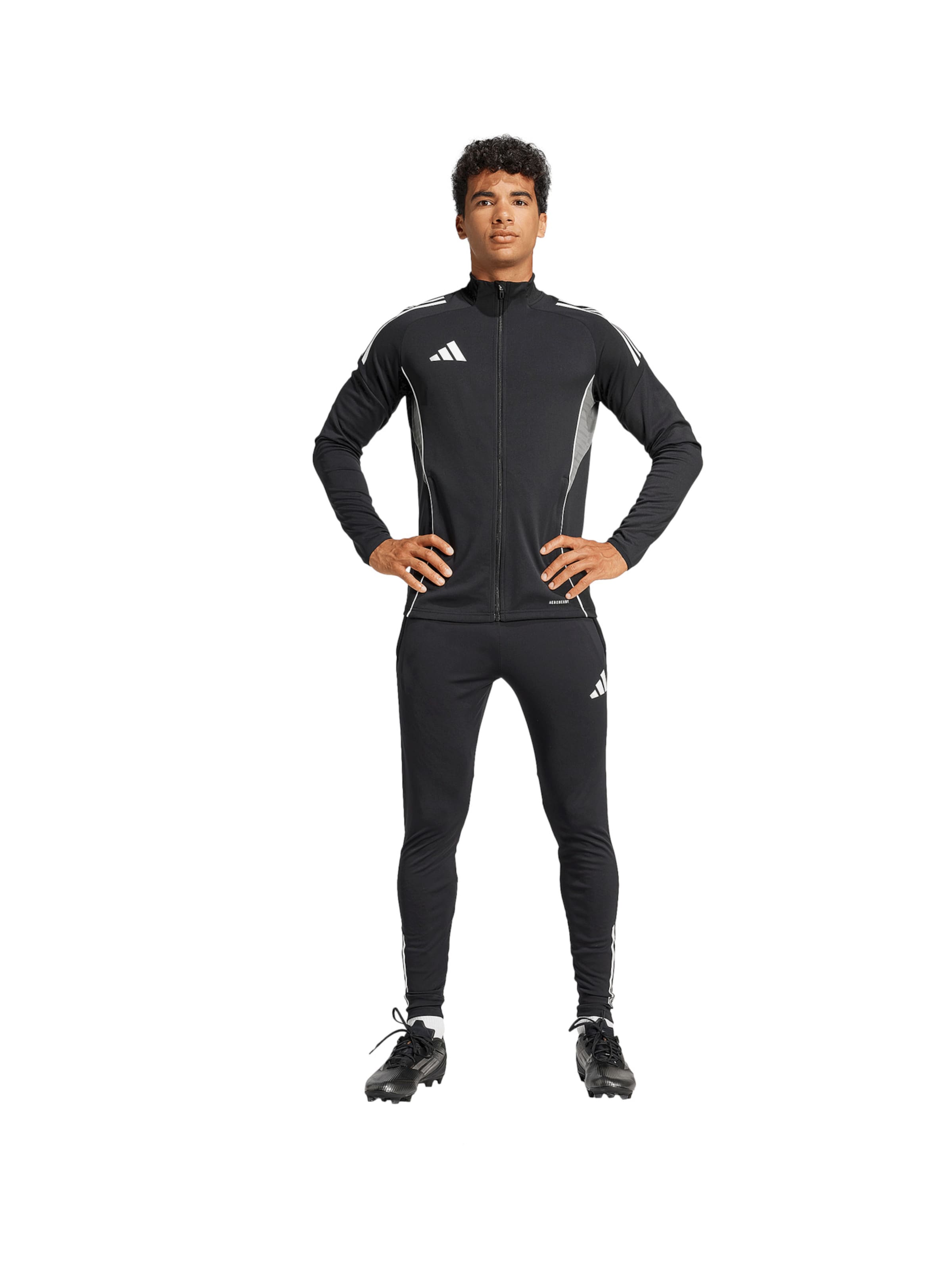 ADIDAS PERFORMANCE Trainingsjacke 'Tiro 25 Competition' in Schwarz: Vorderseite