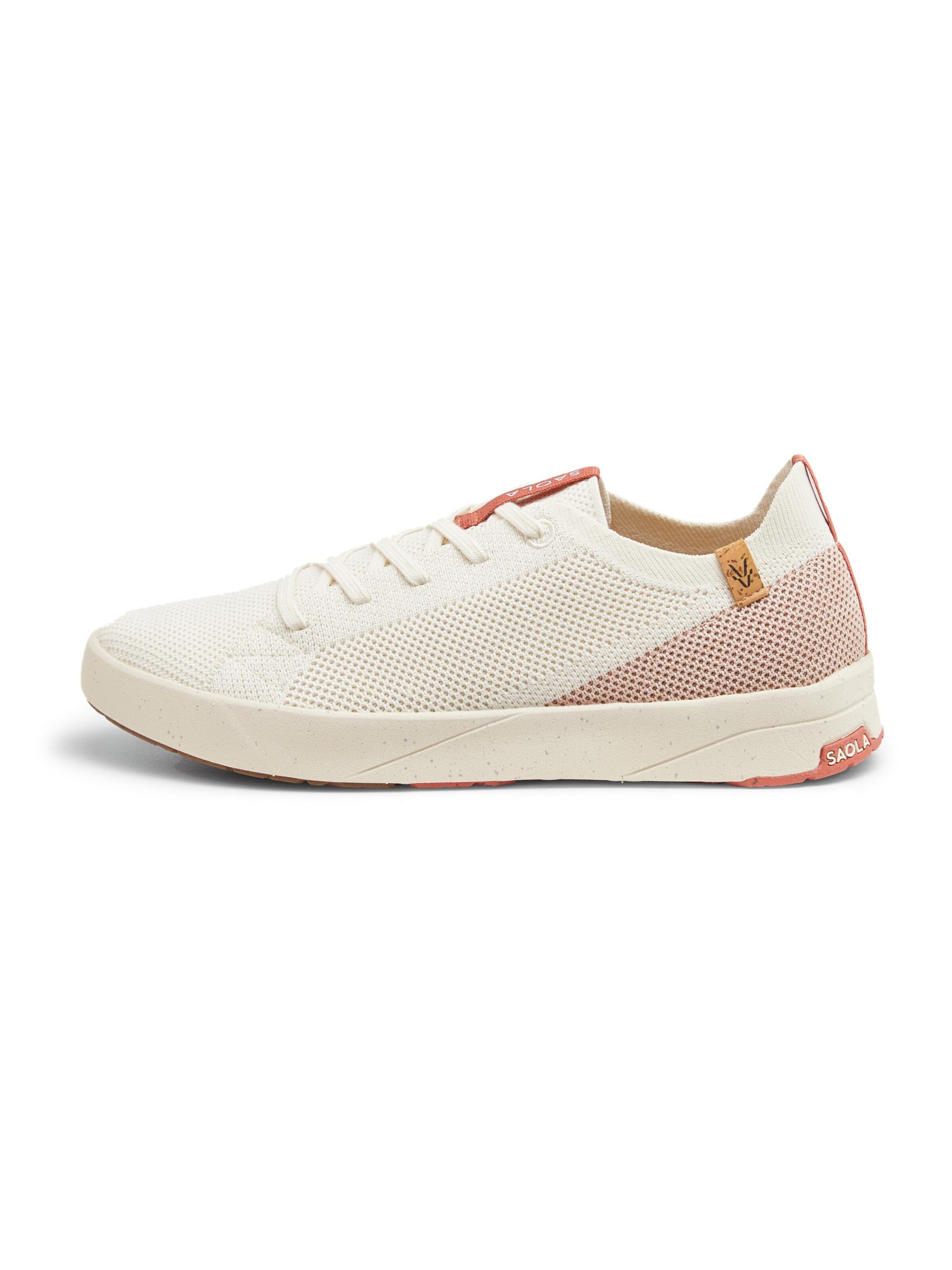 SAOLA Lace-up shoe 'Cannon Knit 2.0 W White Rose' in Pink