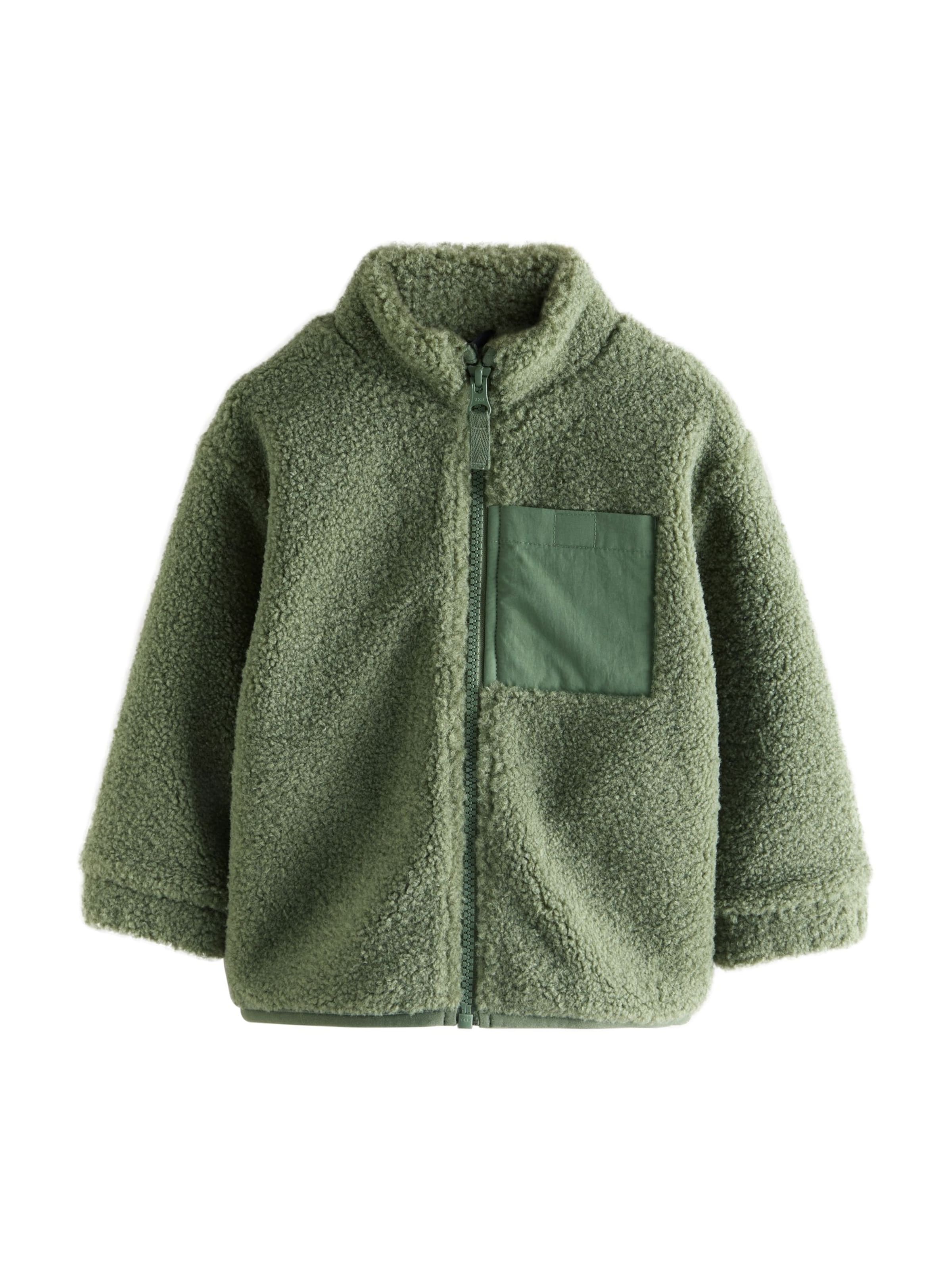 Next Поларено яке в зелено: отпред