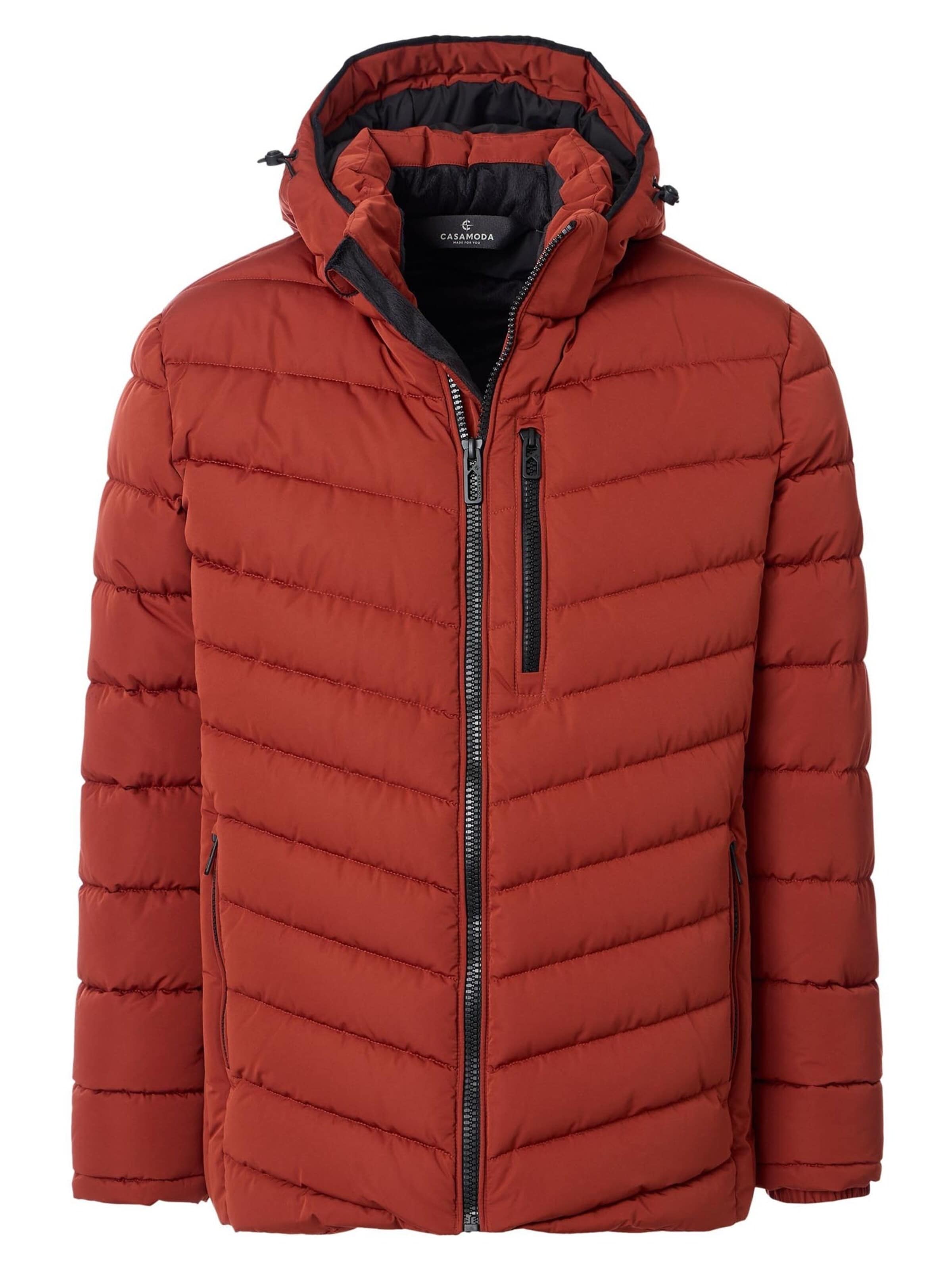 CASAMODA Between-season jacket 'Basic' in Red: front