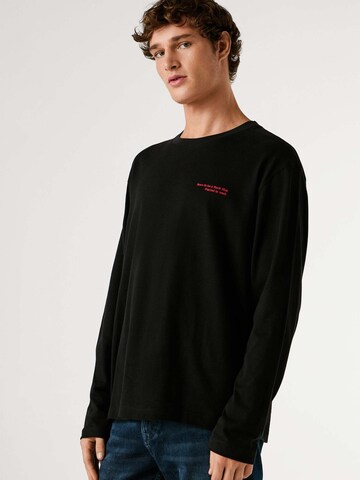 T-Shirt 'SOMER LS' Pepe Jeans en noir