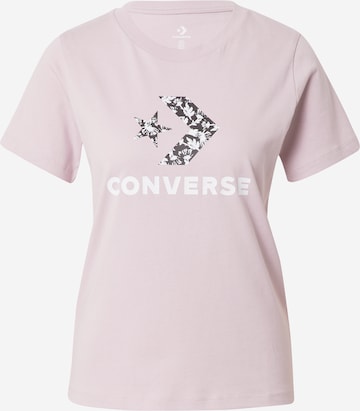 CONVERSE T-shirt i lila: framsida