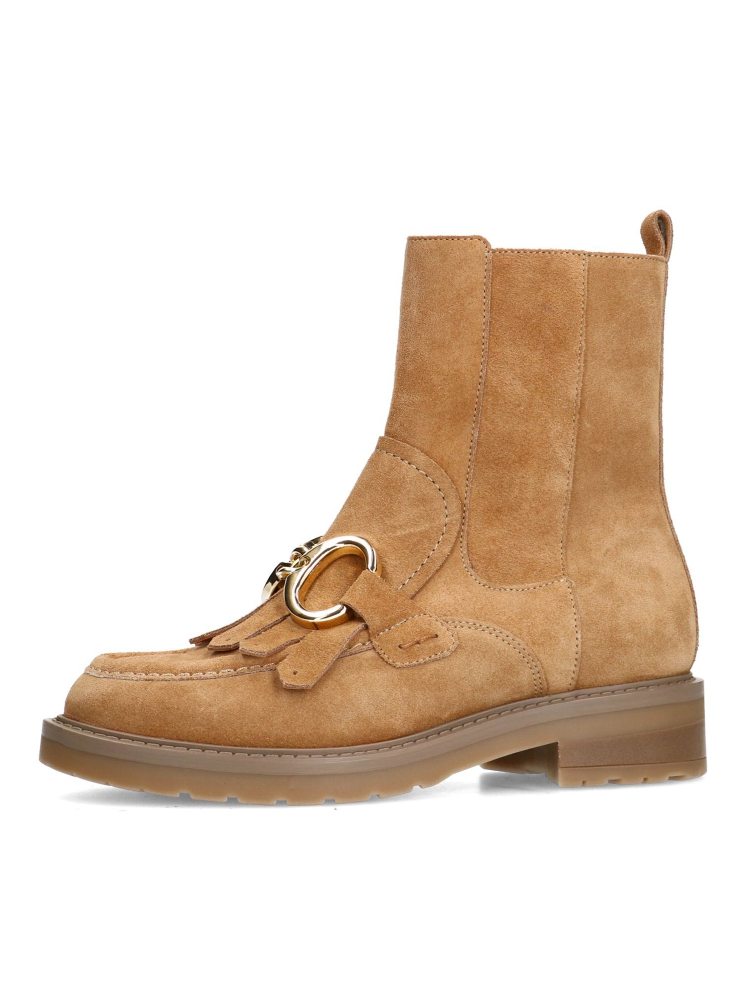 MANFIELD Stiefelette in beige, Produktansicht