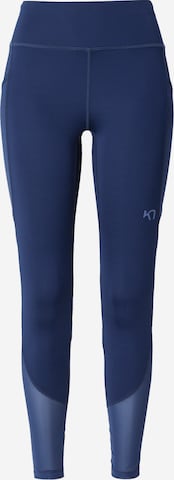 Skinny Pantalon de sport 'VILDE AIR' Kari Traa en bleu : devant