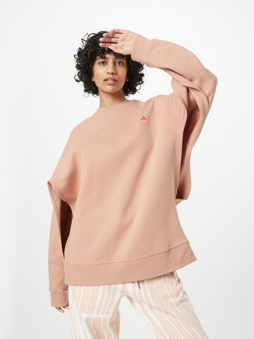 ADIDAS BY STELLA MCCARTNEY Sportsweatshirt in Beige: predná strana