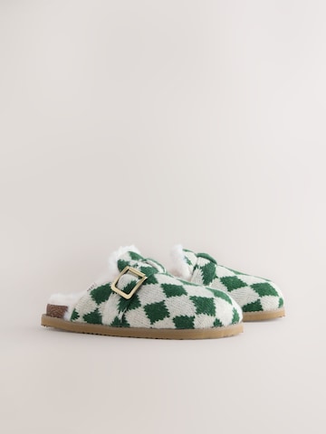 Pantoufle Next en vert