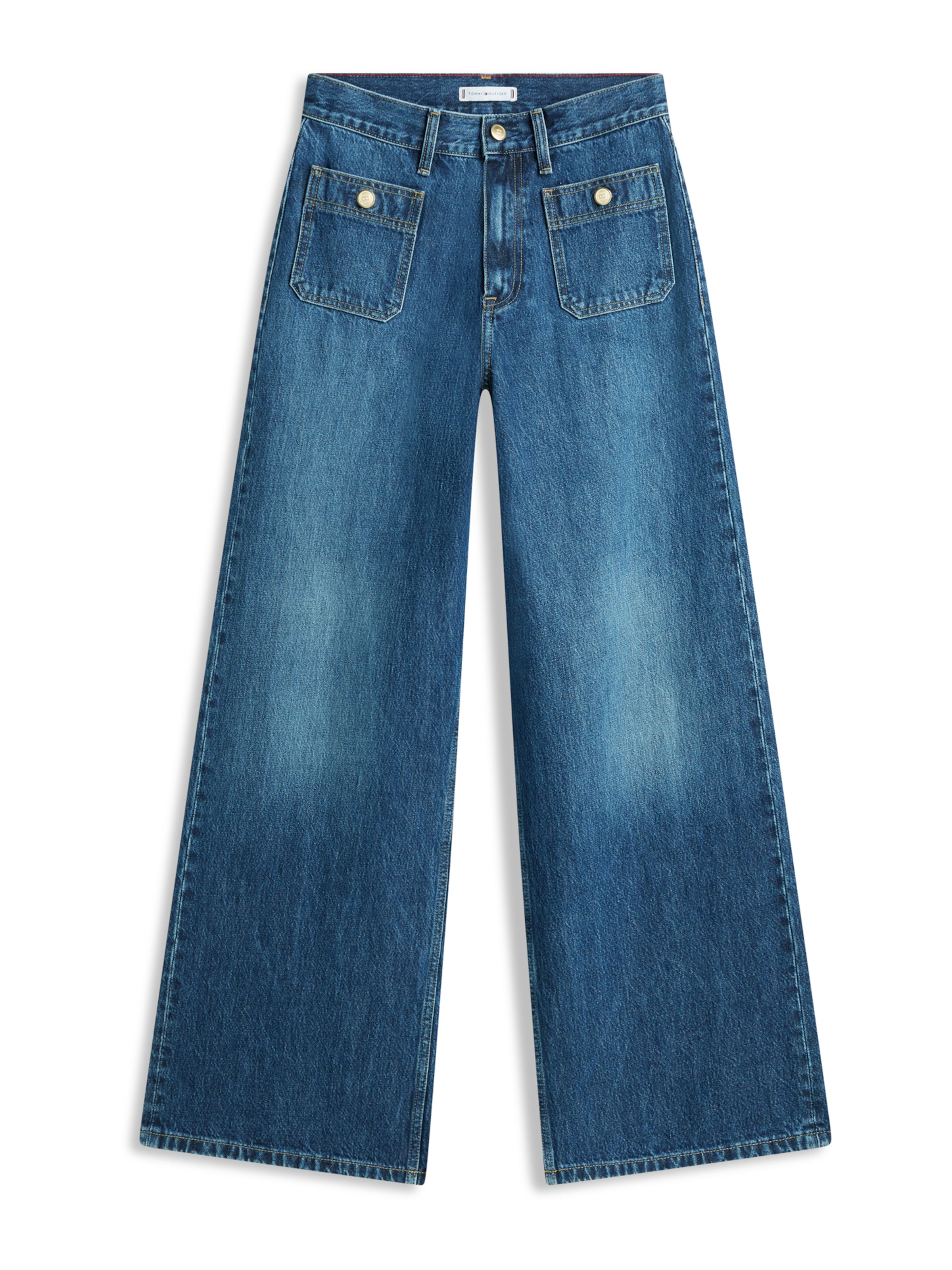 TOMMY HILFIGER Szeroka nogawka Jeansy &#x27;MINE 70&#x27;S&#x27; w kolorze niebieski: przód