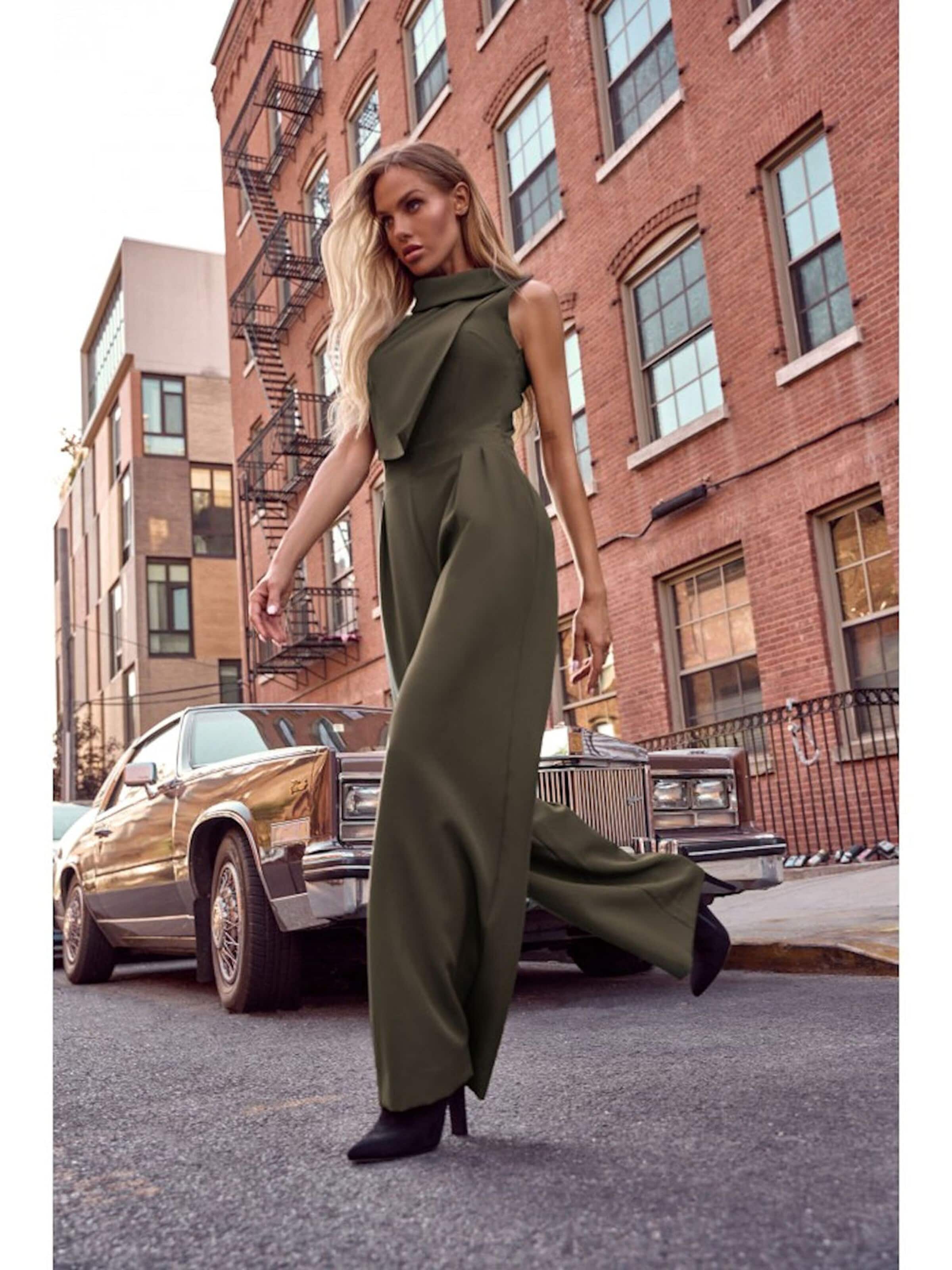 Numoco Jumpsuit 'Overall Bella' in Green