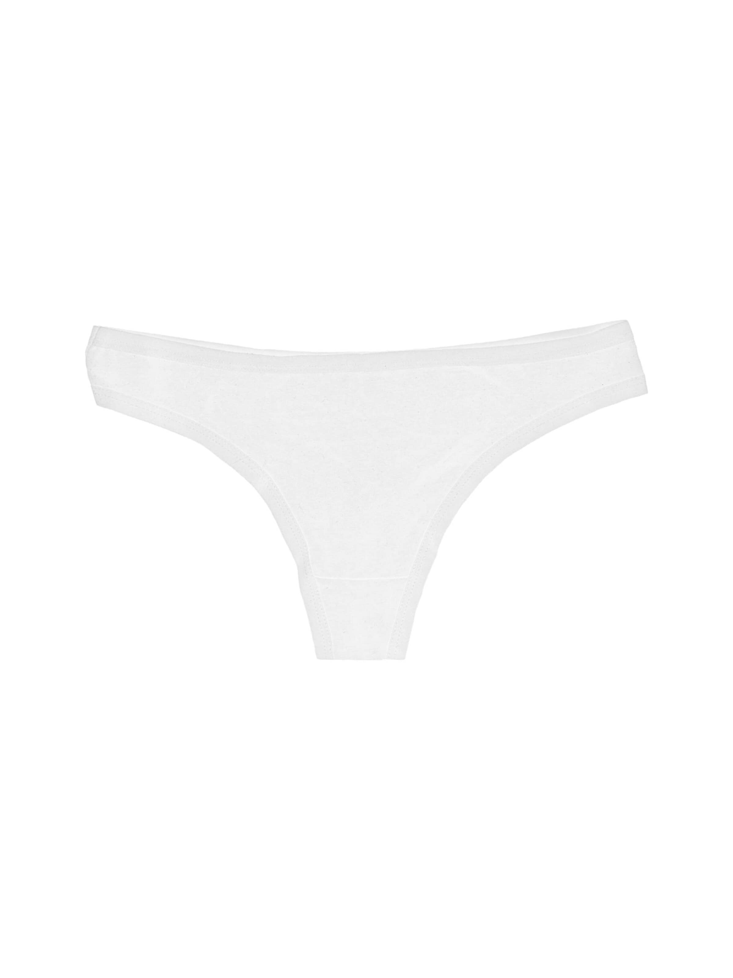 String 'BASIC MAX String Tanga 5er Pack' Maxte en blanc
