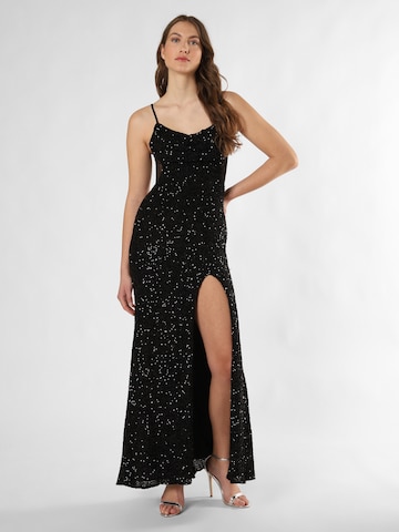 HEY KYLA Evening Dress in Black: front