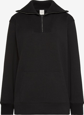Calvin Klein Sweatshirt in Zwart: voorkant