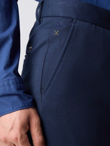 SCOTCH & SODA Slimfit Lærredsbukser 'Mott' i blå
