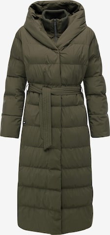 Ragwear Winter coat 'Niani' in Green: front