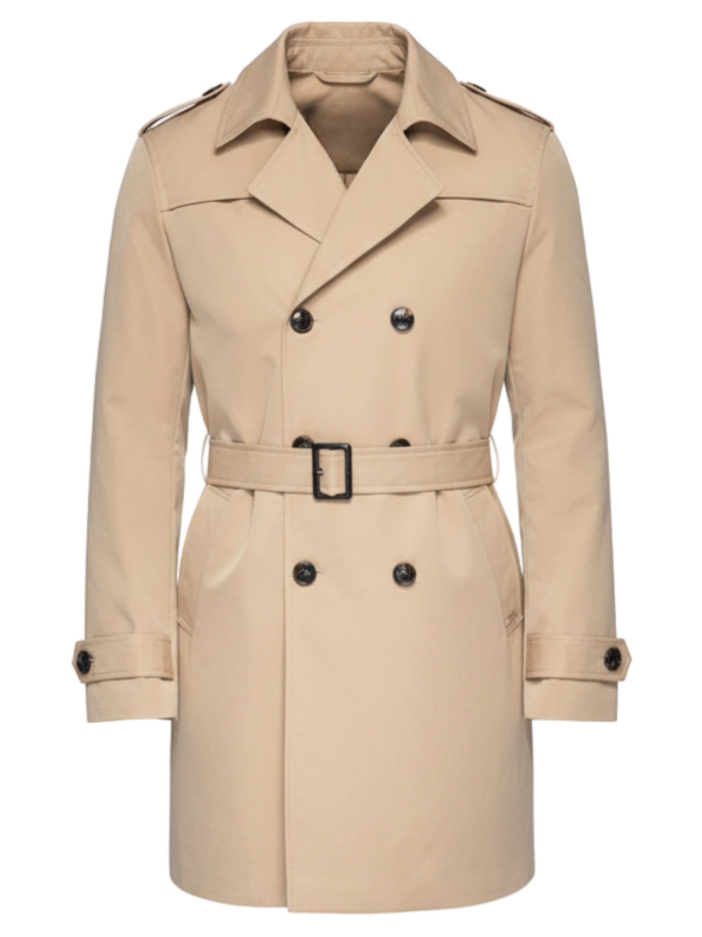 Ombre Between-Seasons Coat in Beige, Item view