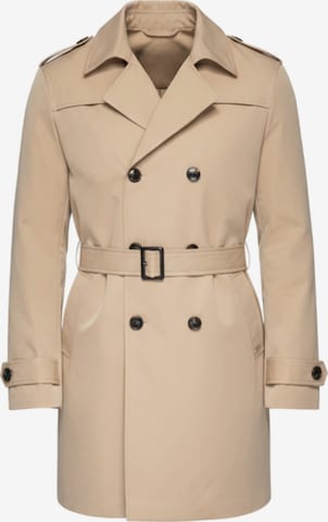 Manteau mi-saison Ombre en beige : devant