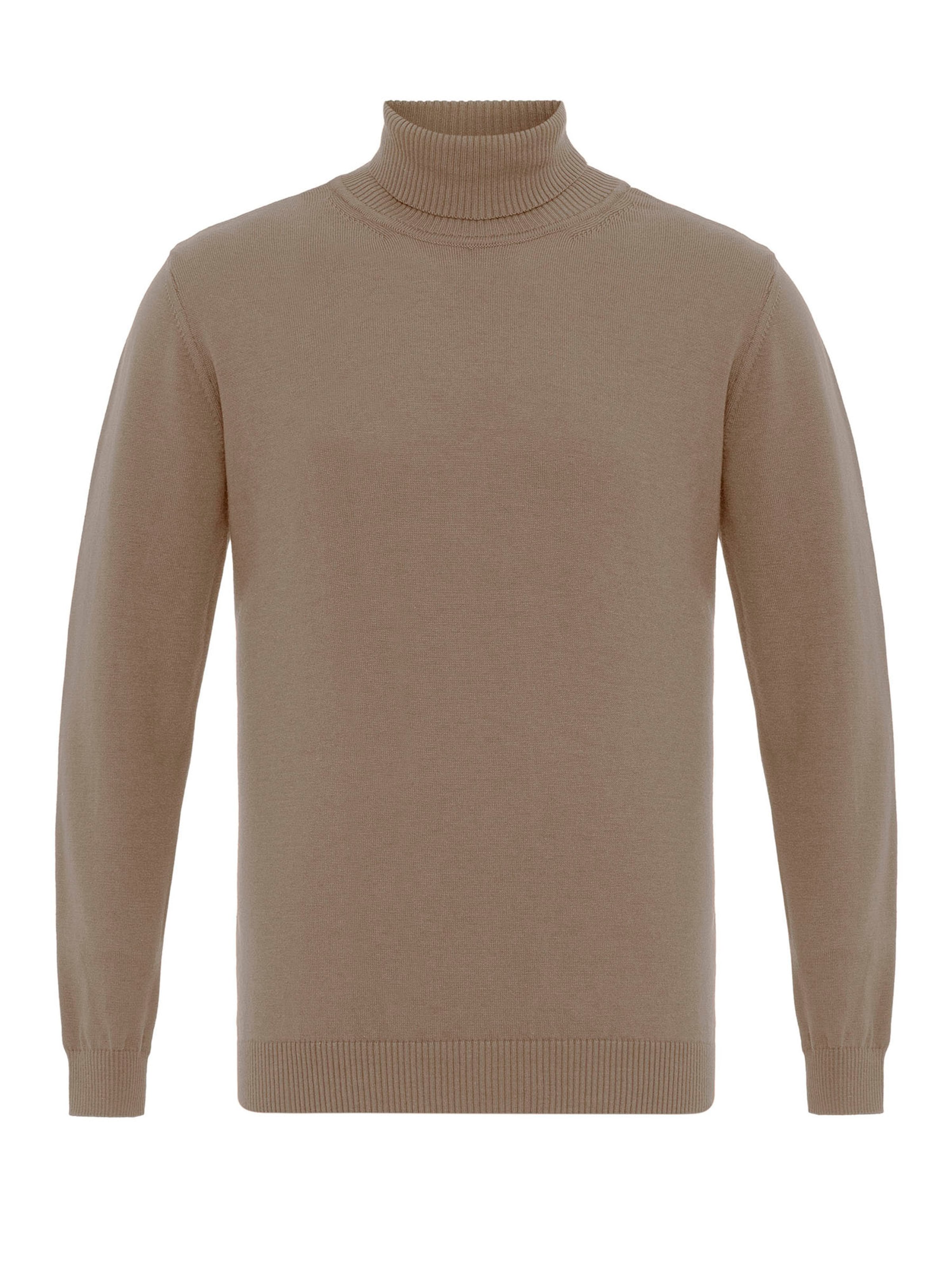 Pull-over Anou Anou en marron : devant