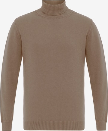 Pull-over Anou Anou en marron : devant