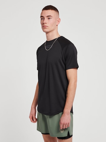 Hummel Функциональная футболка 'Topaz' в Черный