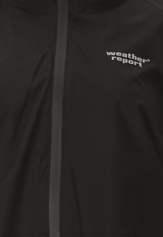 Weather Report Regenjacke 'Gust' in Schwarz