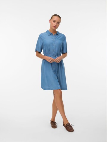 VERO MODA - Vestido camisero 'VMBree' en azul