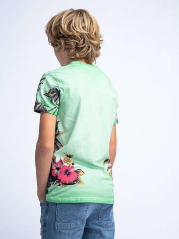 T-Shirt 'Tybee Island' Petrol Industries en vert