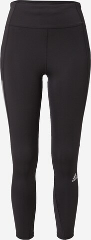 Pantalon de sport ADIDAS PERFORMANCE en noir : devant