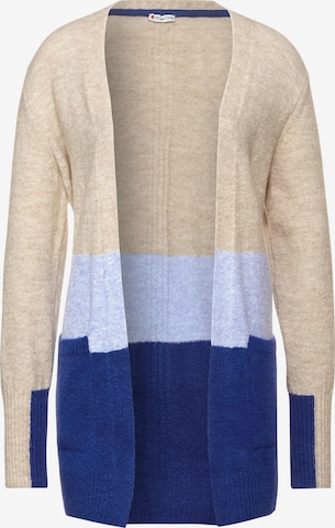 STREET ONE Knit Cardigan in Beige: front