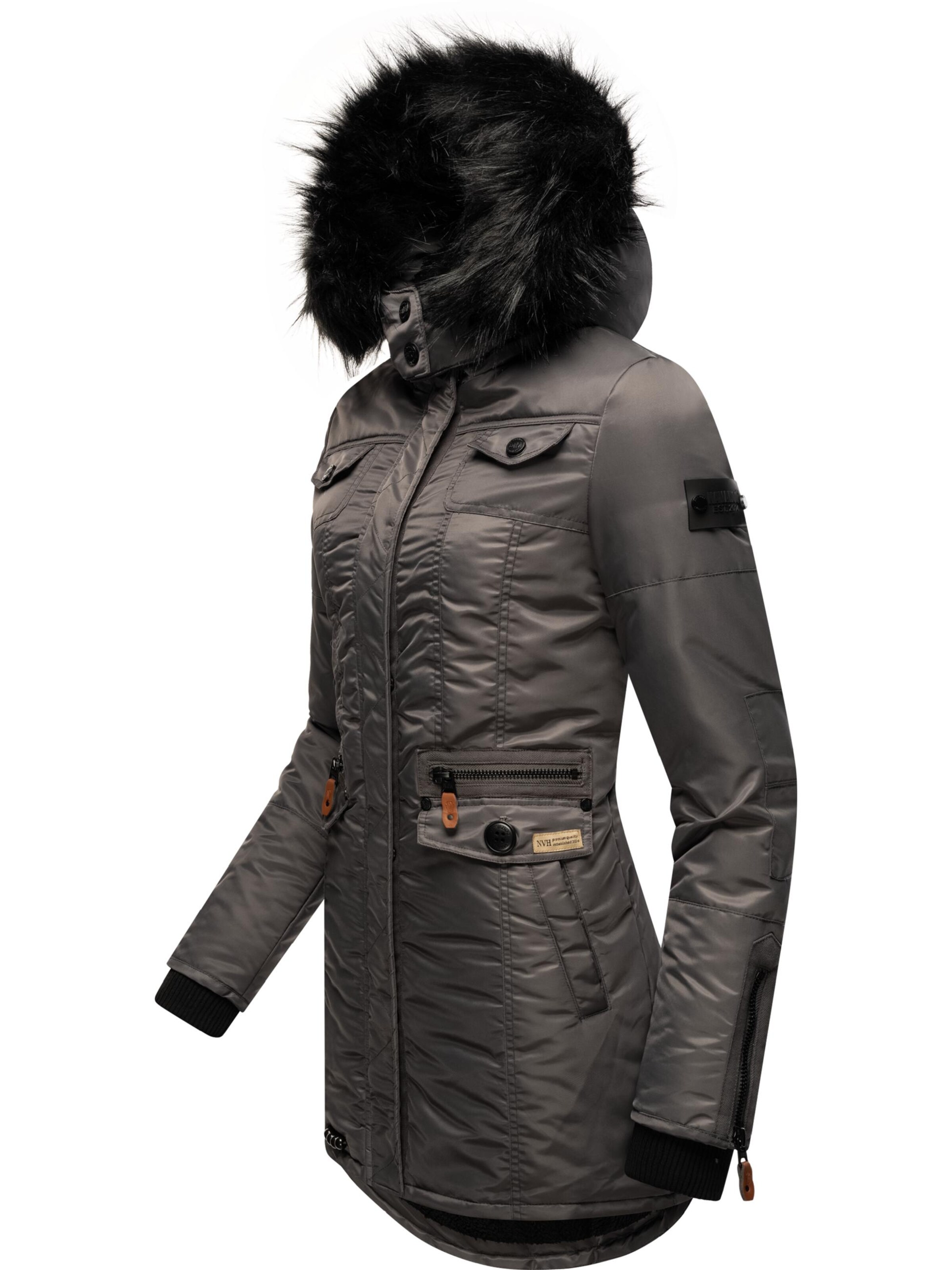 NAVAHOO Winterjas 'Schätzchen' in Grijs