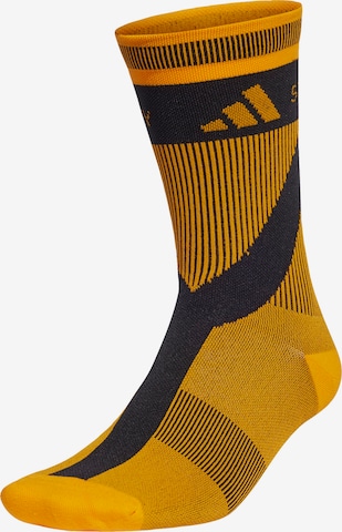 Chaussettes de sport 'Stella McCartney Crew' ADIDAS PERFORMANCE en orange : devant