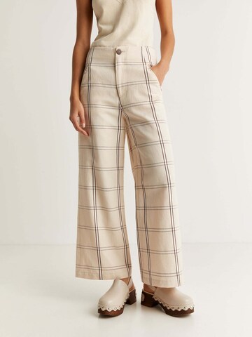 Scalpers Loose fit Pants in Beige: front