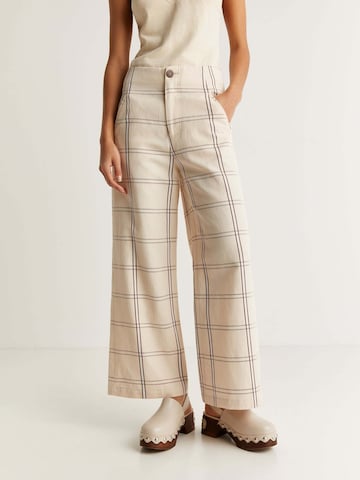 Scalpers Loose fit Trousers in Beige: front