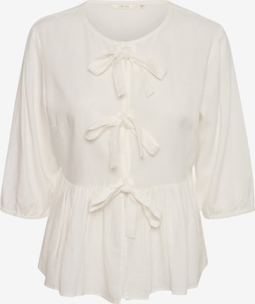 Cream Skjorte 'Venta' i hvit: forside