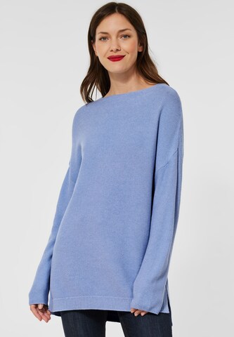 STREET ONE Sweater in Blue: front