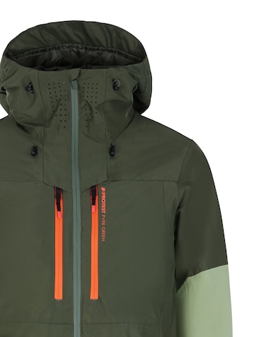 PROTEST Athletic Jacket 'PRTBAKIE' in Green