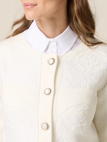 oltre Gebreid vest in Wit