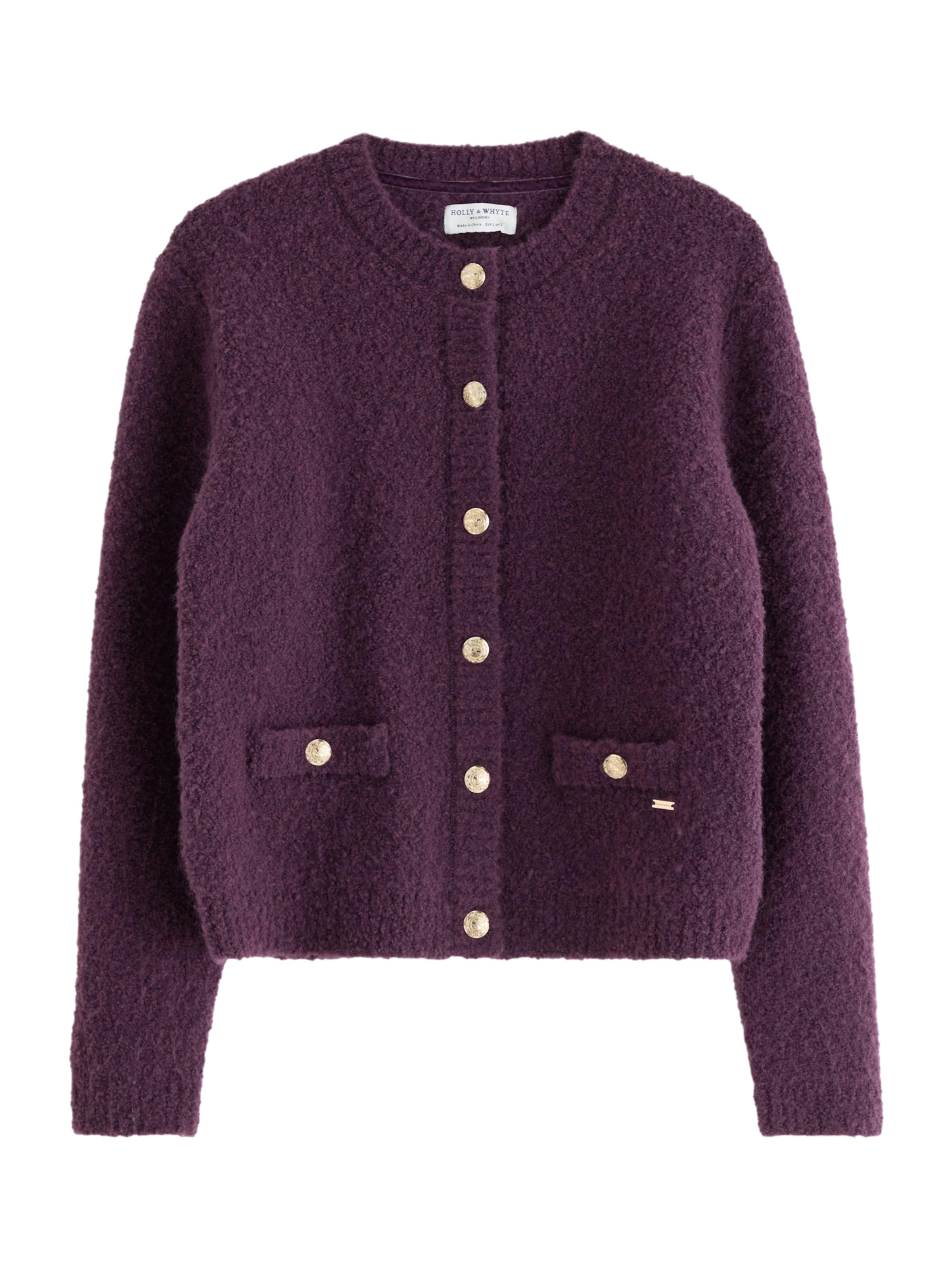 Lindex Kardigán 'Lunar' - lila: elől