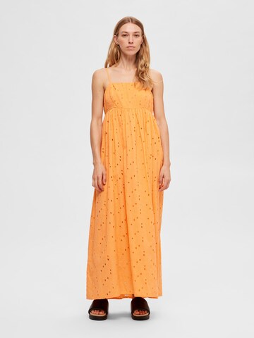 SELECTED FEMME Kleid in Orange