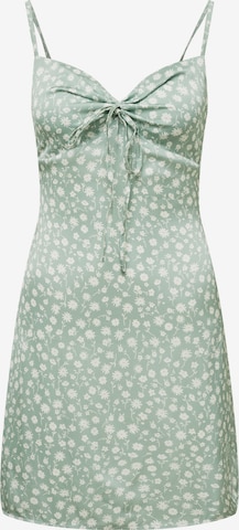 Robe 'Alena' A LOT LESS en vert : devant