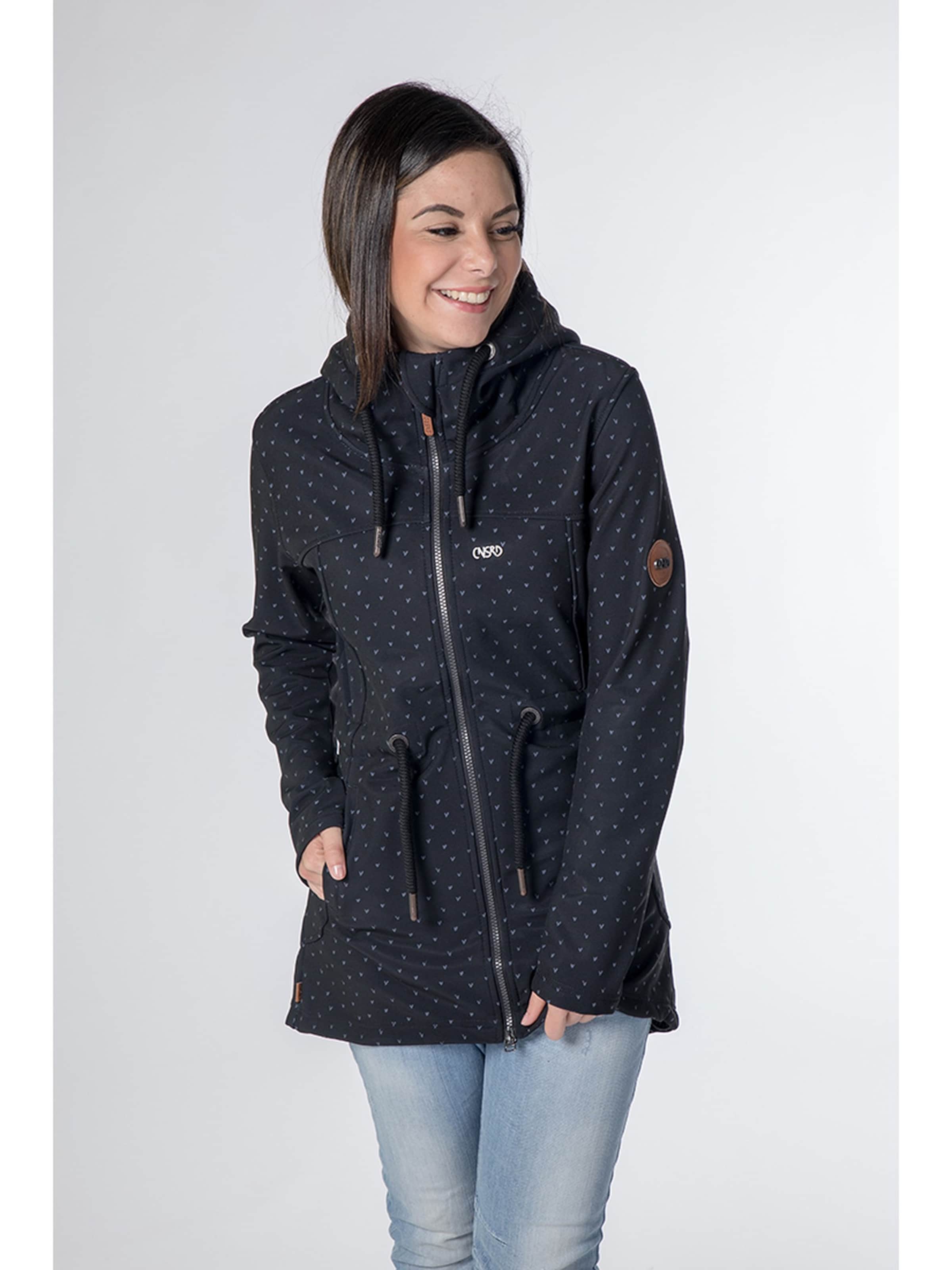 CNSRD Between-Season Jacket 'CHARLOTTE D' in Black: front