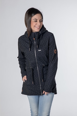 alife & kickin Übergangsjacke 'CHARLOTTE D' in Schwarz: Vorderseite