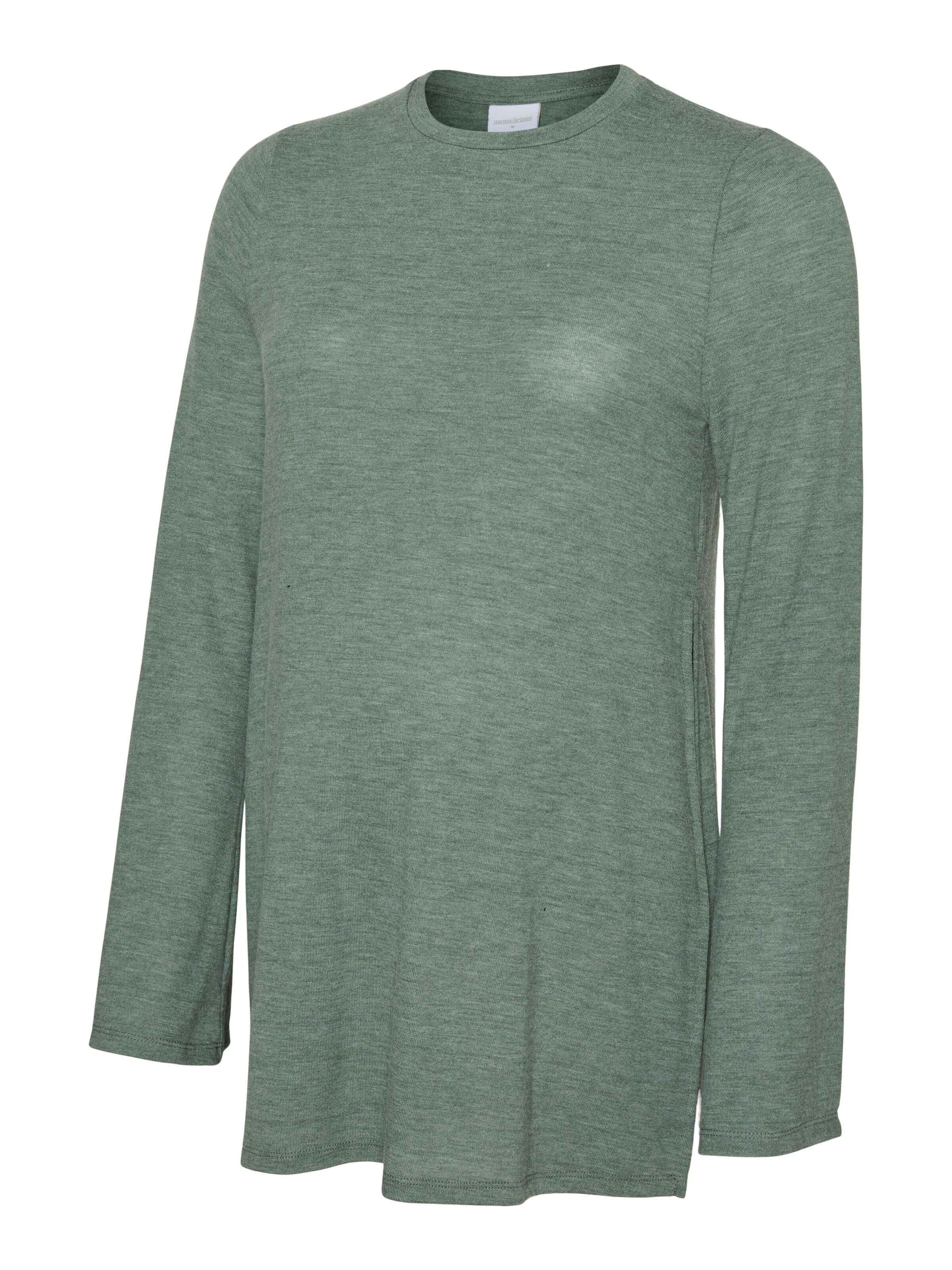 MAMALICIOUS Shirt in Green: front