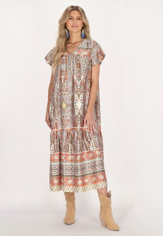 usha FESTIVAL Summer dress in Mixed colours: front