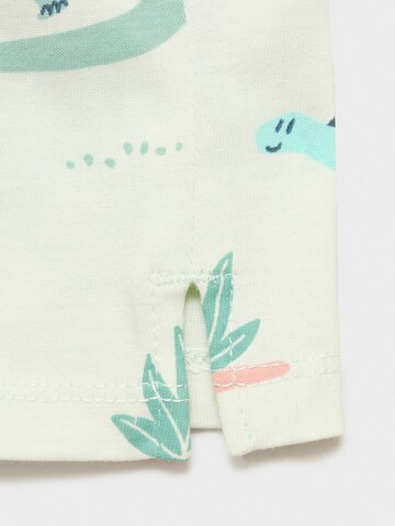 MANGO KIDS Shirts 'DINOSAOP' i grøn