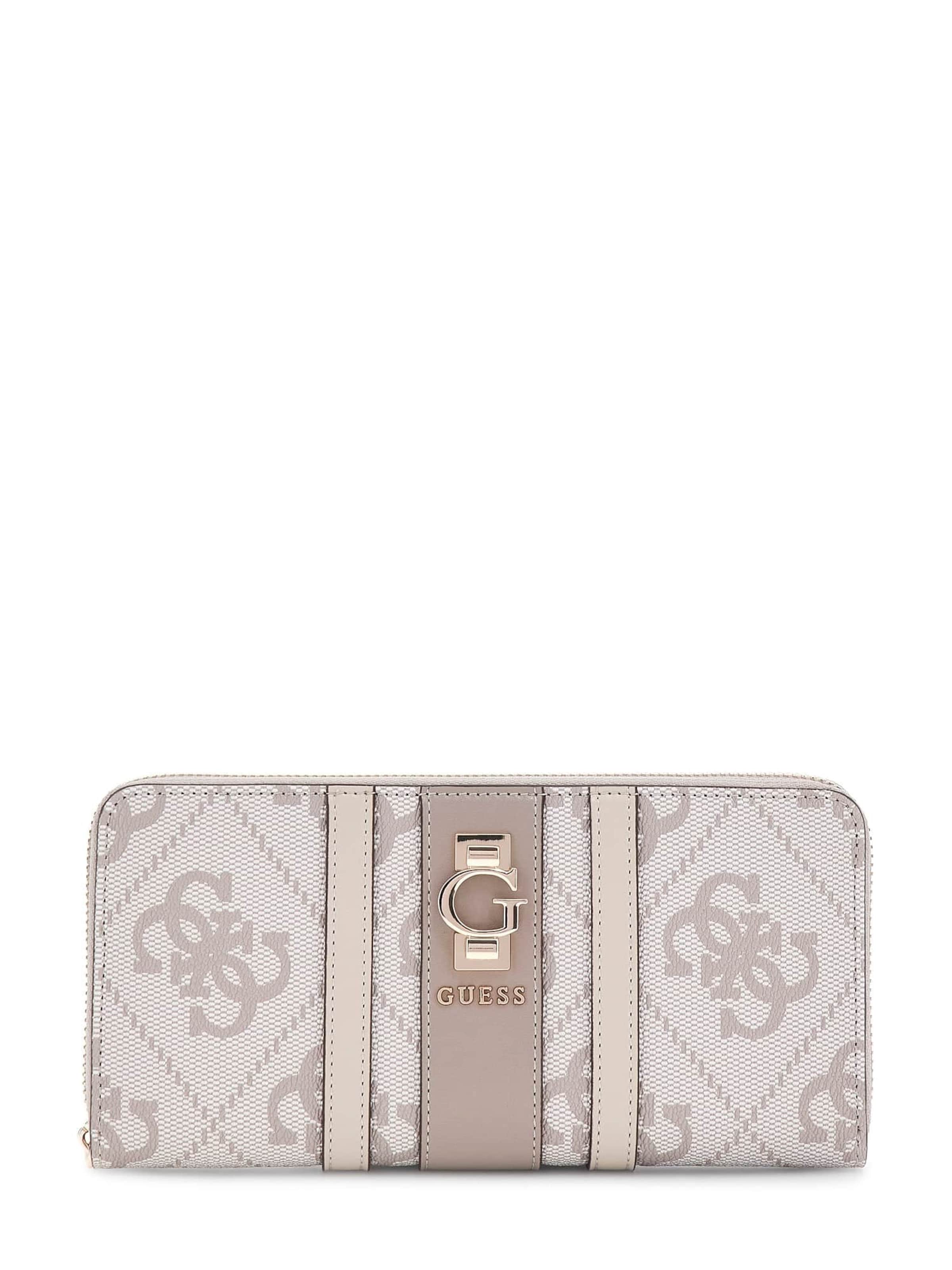 GUESS Wallet 'Erenia' in Beige: front