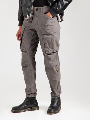 G-STAR Tapered Cargo nadrágok - szürke: elől