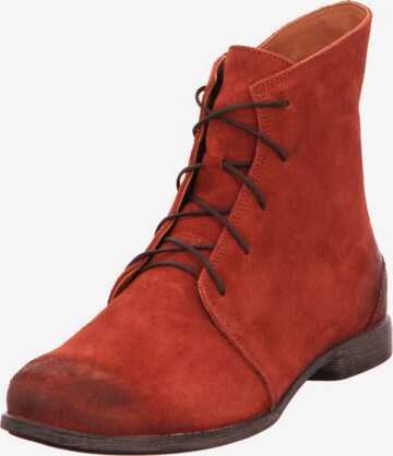 THINK! Lace-Up Ankle Boots in Brown: front