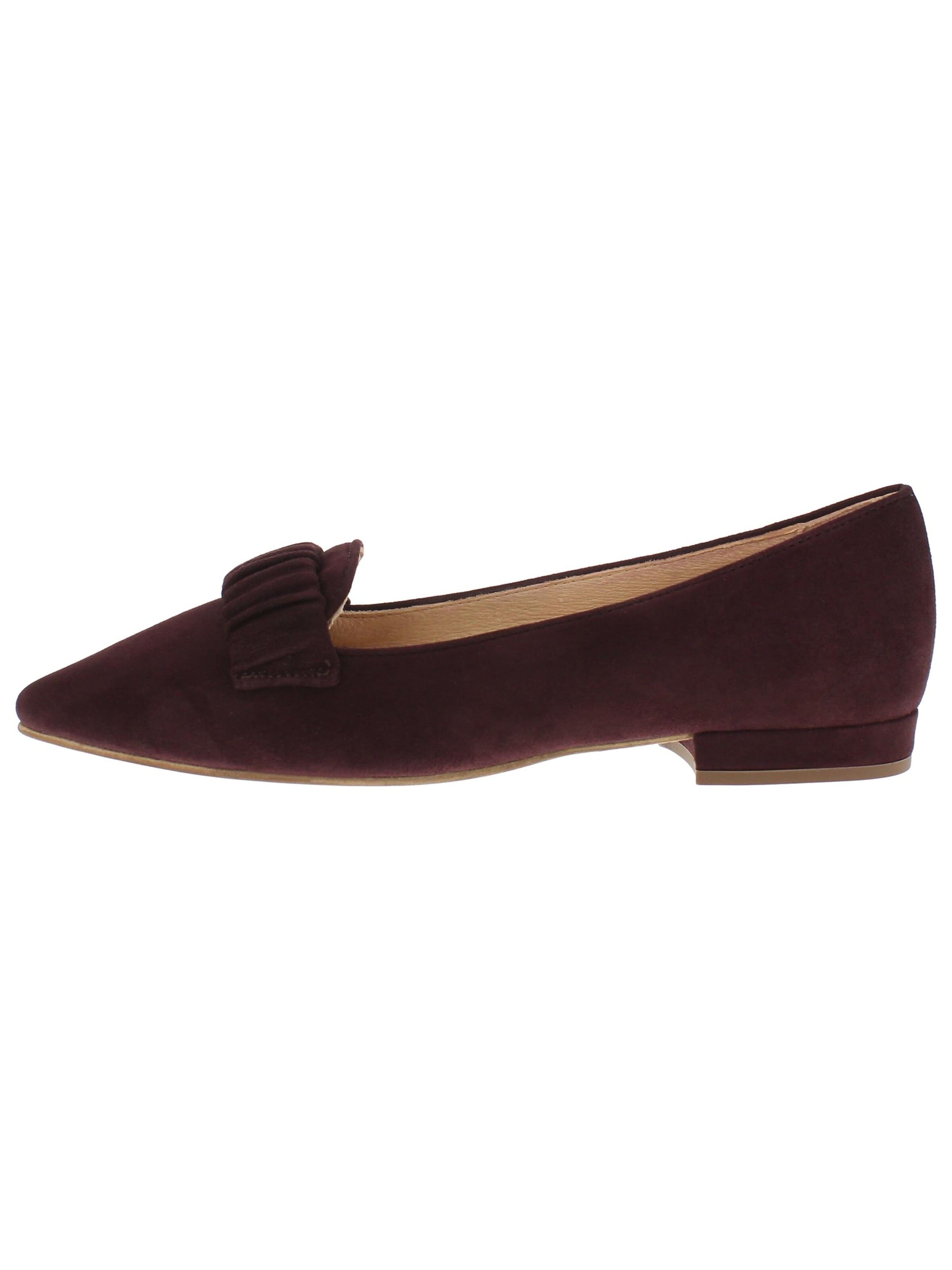 XAVER LUIS Schuhmanufaktur Ballet Flats 'COLINA' in Red: front