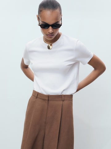 MANGO Shirt 'RITA' in Wit: voorkant